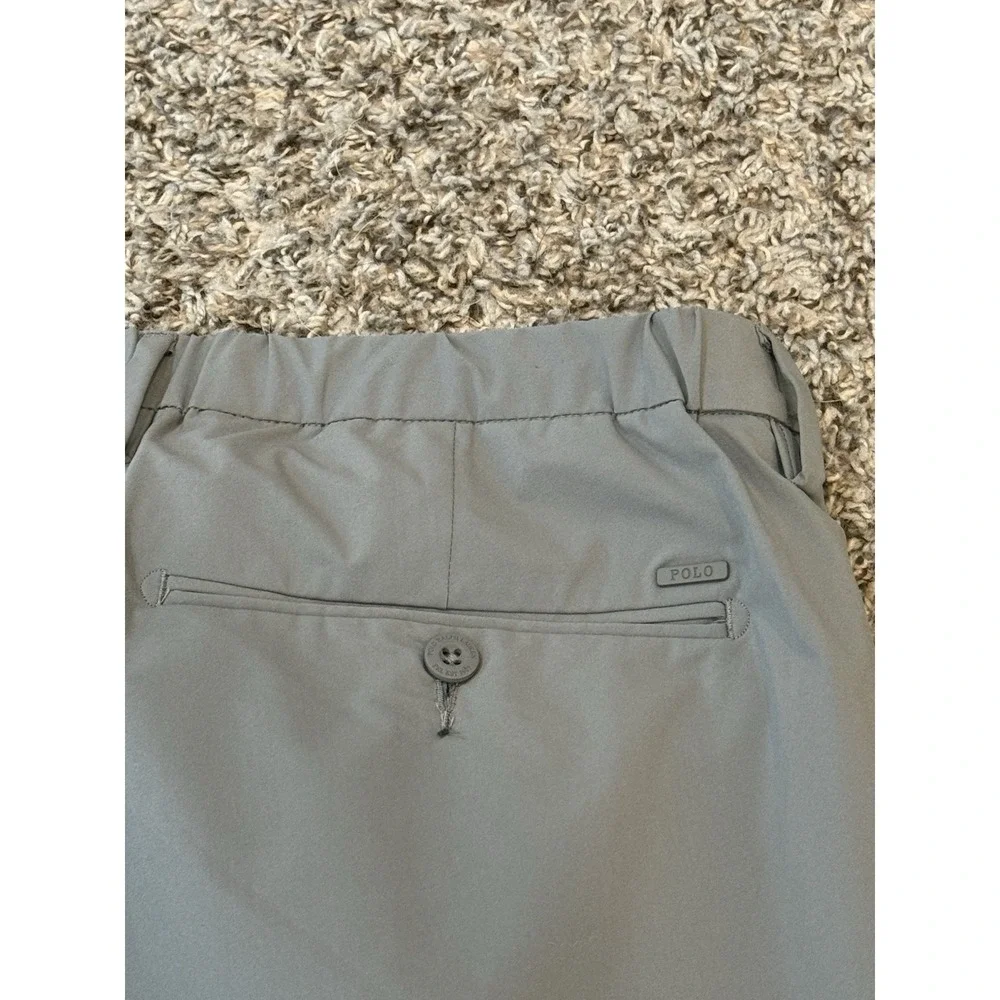 Polo Ralph Lauren pants Men 36x30 Performance Tech Pocket Golf Gray Flex